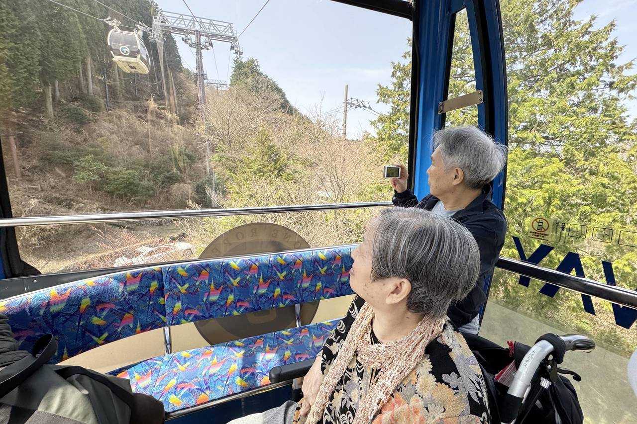 車椅子旅行・大涌谷ロープウェー