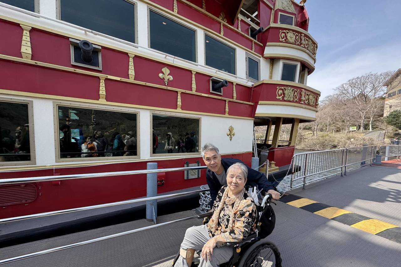車椅子旅行・芦ノ湖