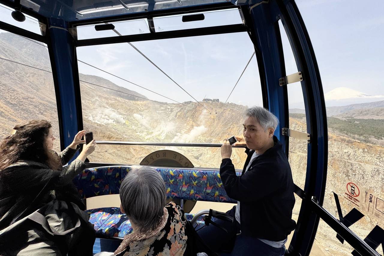 車椅子旅行・大涌谷ロープウェー