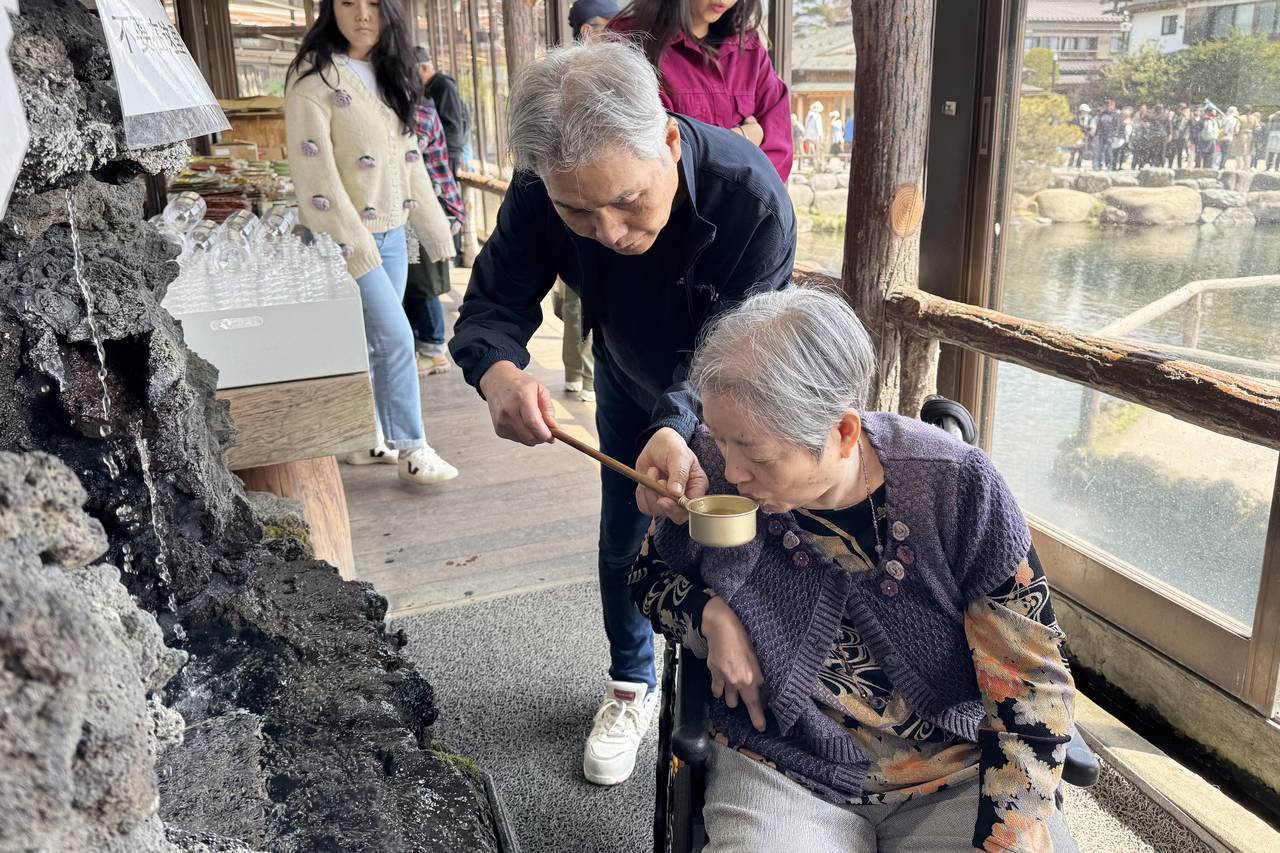車椅子旅行・忍野八海