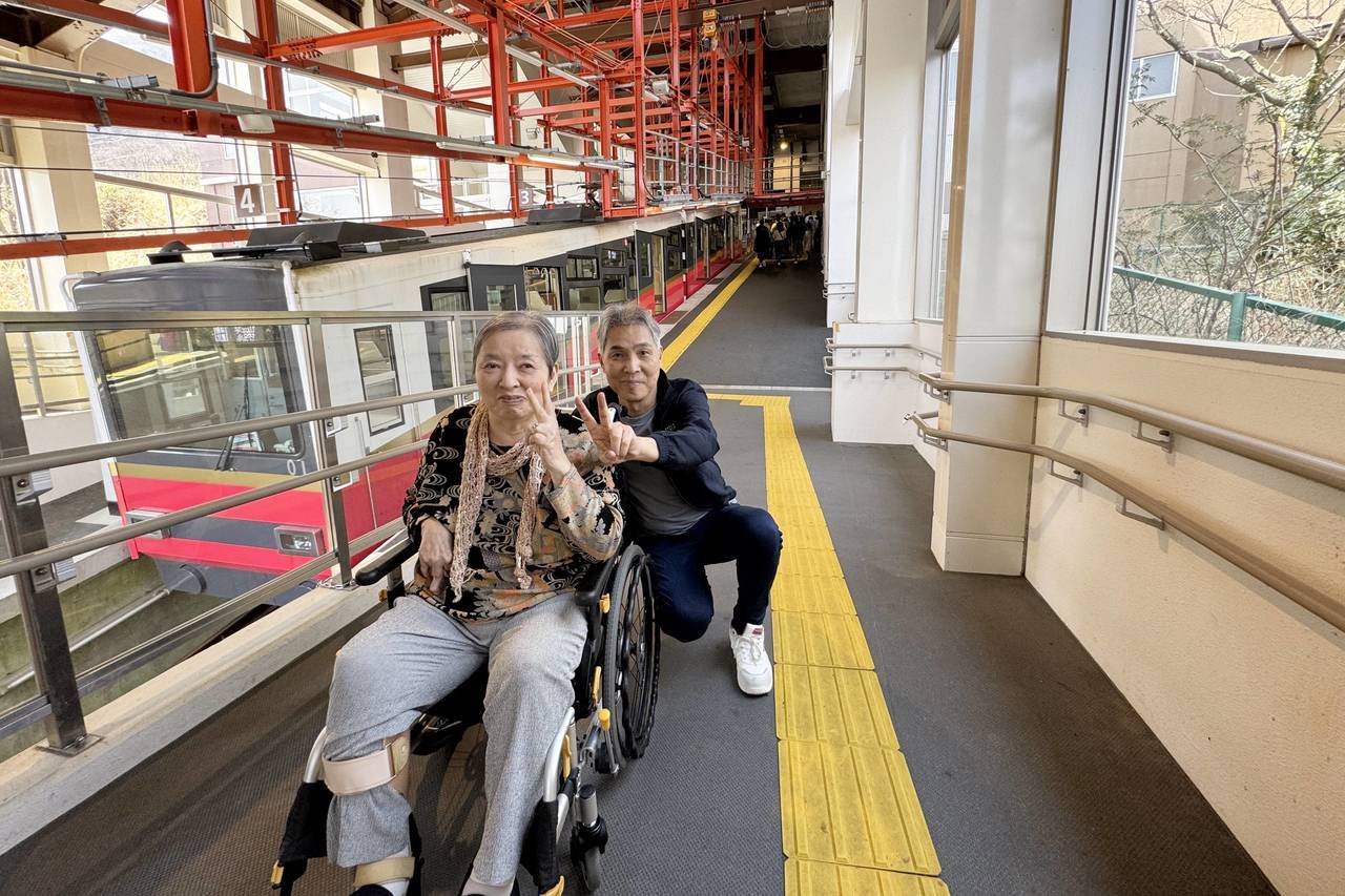 車椅子旅行・強羅ケーブルカー